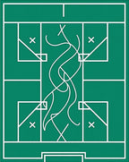 Teal Green Geometric Abstract Swirl Rug