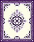 Deep Purple Ornamental Medallion Rug