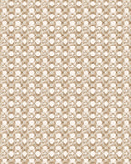 Tan Woven Lattice Medallion Rug
