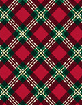Classic Red Green Tartan Plaid Rug