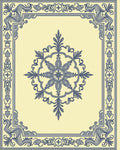 Indigo And Butterflower Centerpiece Rug