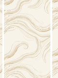 Cream Swirl Marble Abstract Rug