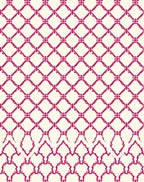 Crimson Lattice Diamond Repeating Rug