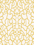 Cream Yellow Organic Vine Lace Rug