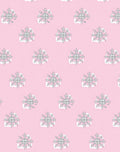 Pink Pastel Snowflake Radiance Rug