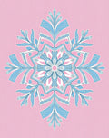Pastel Pink Blue Floral Medallion Rug