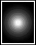 Monochromatic Gradient Radial Burst Rug