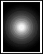 Monochromatic Gradient Radial Burst Rug