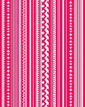 Vibrant Pink White Vertical Stripe Collection Rug