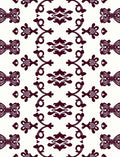 Deep Plum Victorian Scrollwork Medallion Rug
