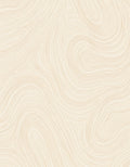 Creamy Beige Abstract Topography Contour Rug