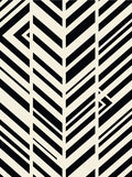 Monochromatic Modern Geometric Stripe Rug