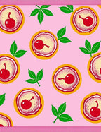 Pink Cherry Tart Delight Rug