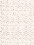 Subtle Blush Geometric Hexagonal Texture Rug