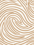 Earthy Tan Abstract Swirl Rug