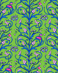 Whimsical Pink Floral Vine Rug