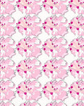 Pastel Pink Abstract Floral Cloud Rug