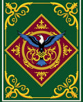 Emerald Green Golden Eagle Medallion Rug