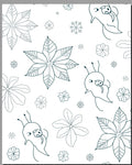 Whimsical Nature Creature Flower Blend Rug