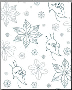 Whimsical Nature Creature Flower Blend Rug