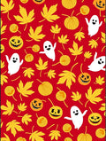 Autumn Ghost Pumpkin Leaf Medley Rug