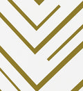 Gold Zig Zag Geometric Lines Rug