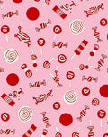 Red and White Candy Sweet Collection Rug