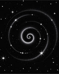 Cosmic Spiral Starry Night Rug