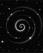 Cosmic Spiral Starry Night Rug