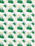 Green Landscape Stars and Flags Rug