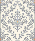 Cream Slate Floral Acanthus Rug