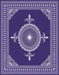 Rich Purple Intricate Floral Medallion Rug