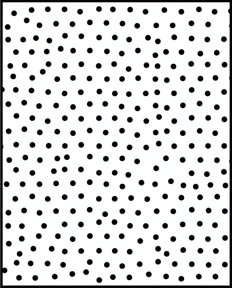Black Dot Scattered Contemporary Rug