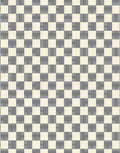 Checkerboard Ivory Gray Line Work Rug