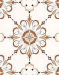 Ornate Caramel Star Medallion Rug