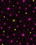 Exploding Starburst Pink Yellow Rug