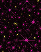 Exploding Starburst Pink Yellow Rug