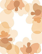 Soft Tan Floral Cloud Rug
