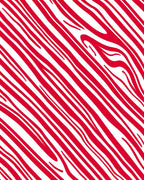 Bold Red Organic Stripe Rug