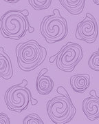 Lavender Swirl Abstract Organic Rug