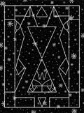 Cosmic Starry Geometric Night Sky Rug