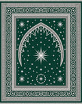 Emerald Starry Night Arch Rug