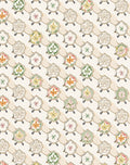 Pale Palette Floral Keystone Arrangement Rug