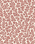 Crimson Vine Botanical Whimsy Rug