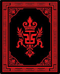 Crimson Royal Emblem Elaborate Border Rug
