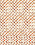 Cream Orange Intertwined Ribbon Tessellation Rug