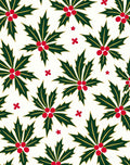 Green Holly Berry Holiday Radiance Rug