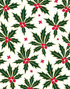 Green Holly Berry Holiday Radiance Rug