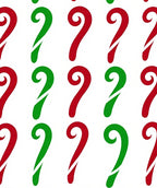 Red Green Candy Cane Repeat Rug