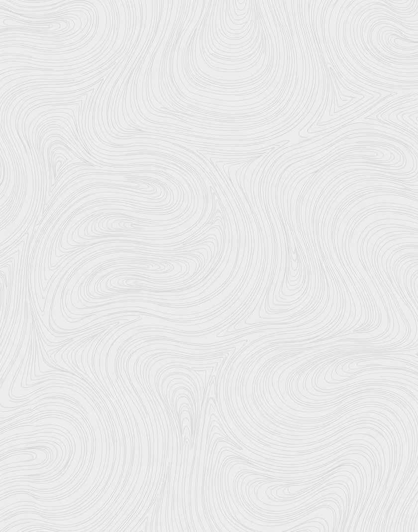 Subtle Gray Swirl Topographic Lines Rug
